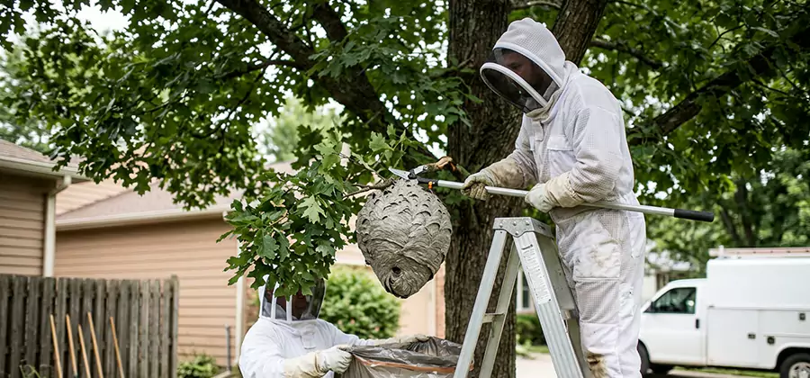 Wasp Nest in Tree Removal White City